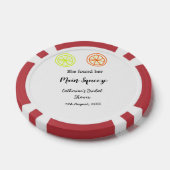 Hauptqueeze ZitronenZitrusfrüchte Brautparty Name  Pokerchips (Einzeln)