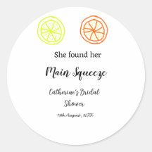 Hauptqueeze ZitronenZitrusfrüchte Brautparty Name