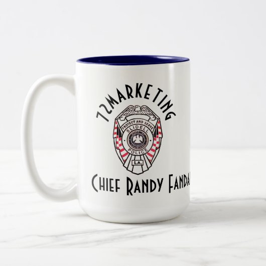 HauptRandy Fandal 72marketing zwei tonen Zweifarbige Tasse (Links)