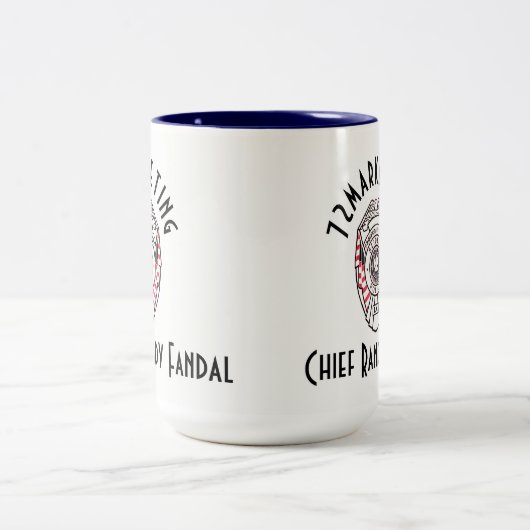 HauptRandy Fandal 72marketing zwei tonen Zweifarbige Tasse (Mittel)