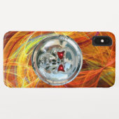 HAUPTRIDERS Gelb orange Case-Mate iPhone Hülle (Rückseite (Horizontal))