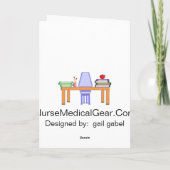 Hauptruhestands-Gruß-Karte Karte (Rückseite)