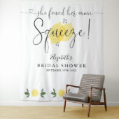 Hauptsache Brautparty Lemons Foto Hintergrund drüc Wandteppich (Beispiel)