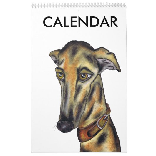 HAUPTSÄCHLICH GREYHOUNDS! KALENDER (Titelbild)