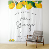 Hauptsächlicher Hintergrund des Brautparty-Fotos v Wandteppich (Beispiel)