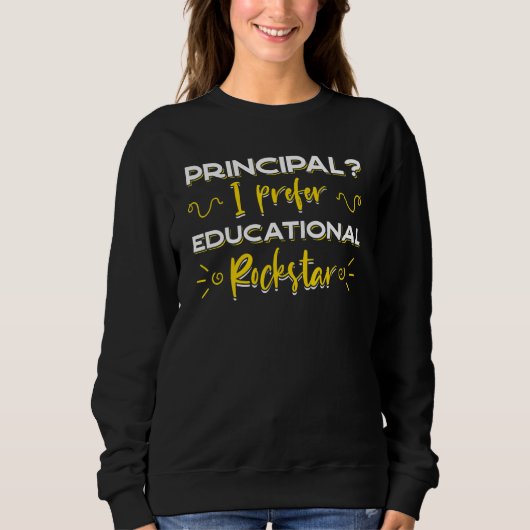 Hauptschulleiter Lehrkräfte Sweatshirt (Vorderseite)