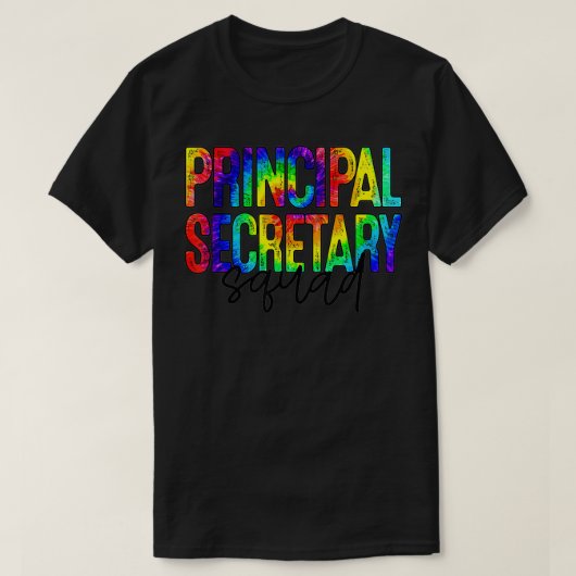 Hauptsekretär zurück zur Schule für Lehrerbetreuun T-Shirt (Design vorne)