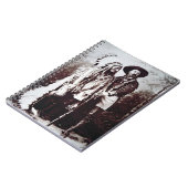 Hauptsitting Bull (1831-90) auf Ausflug mit Büffel Notizblock (Linke Seite)