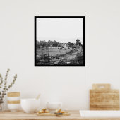 Hauptsitz der Gewerkschaft in Gettysburg 1863 Poster (Küche)