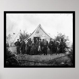 Hauptsitz der Post in Falmouth, VA 1863 Poster