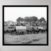 Hauptsitz von General McClellan 1862 Poster (Vorne)