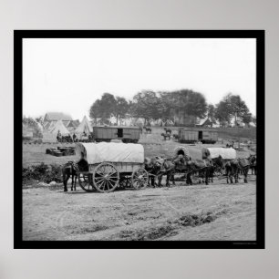 Hauptsitz von General McClellan 1862 Poster