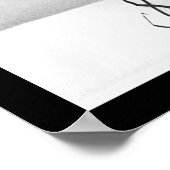 Hauptsitzender Bull 1889 Poster (Ecke)