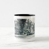 Hauptst., Southampton, Long Island NY Vintag Zweifarbige Tasse (Mittel)