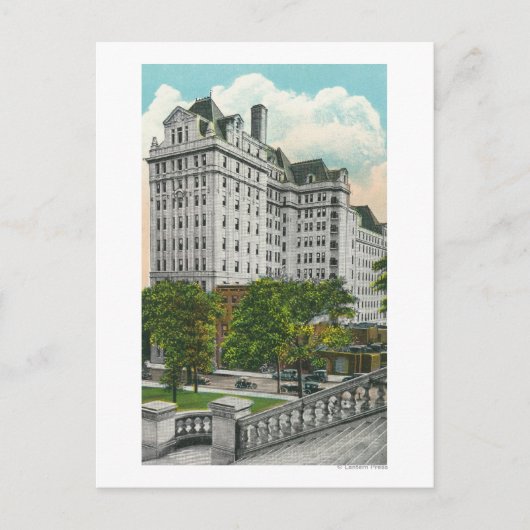 Hauptstadt Anfahrt View of NY Telefone Co. Bldg Postkarte (Vorderseite)