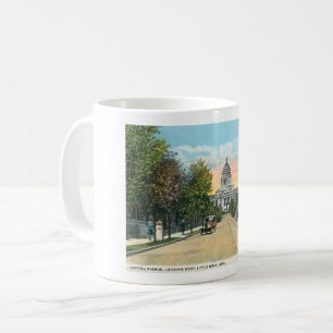 Hauptstadt Ave, Little Rock, AR Vintage Postkarte Kaffeetasse