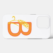 Hauptstadt B florale Monogramm Case-Mate iPhone Hülle (Rückseite (Horizontal))