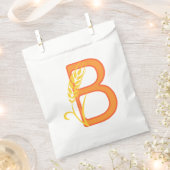 Hauptstadt B florale Monogramm Geschenktütchen (Ausgeschnitten)