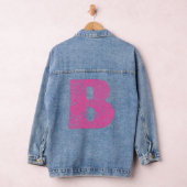 Hauptstadt B florale Monogramm Jeansjacke (Hangar)