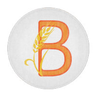 Hauptstadt B florale Monogramm