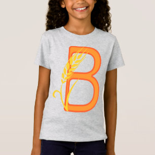 Hauptstadt B florale Monogramm T-Shirt