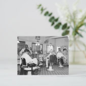 Hauptstadt Barber Shop, 1938 Postkarte (Stehend Vorderseite)
