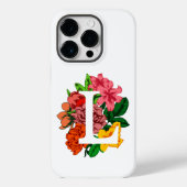 Hauptstadt Brief L floral monogramm Case-Mate iPhone Hülle (Rückseite)