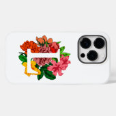 Hauptstadt Brief L floral monogramm Case-Mate iPhone Hülle (Rückseite (Horizontal))