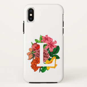 Hauptstadt Brief L floral monogramm Case-Mate iPhone Hülle