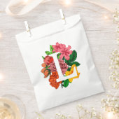 Hauptstadt Brief L floral monogramm Geschenktütchen (Ausgeschnitten)
