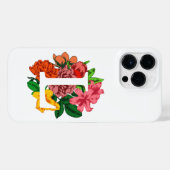 Hauptstadt Brief L floral monogramm iPhone Hülle (Rückseite (Horizontal))