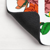 Hauptstadt Brief L floral monogramm Mousepad (Ecke)