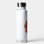 Hauptstadt Brief L floral monogramm Trinkflasche (rechts)