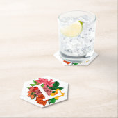 Hauptstadt Brief L floral monogramm Untersetzer (Vor Ort)