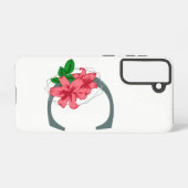 Hauptstadt Buchstabe C florale Monogramm Samsung Galaxy Hülle (Rückseite (Horizontal))