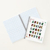 Hauptstadt Buchstaben A bis Z Halloween ABC Alphab Notizblock (Innenseite)