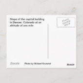 Hauptstadt Colorado Postkarte (Rückseite)