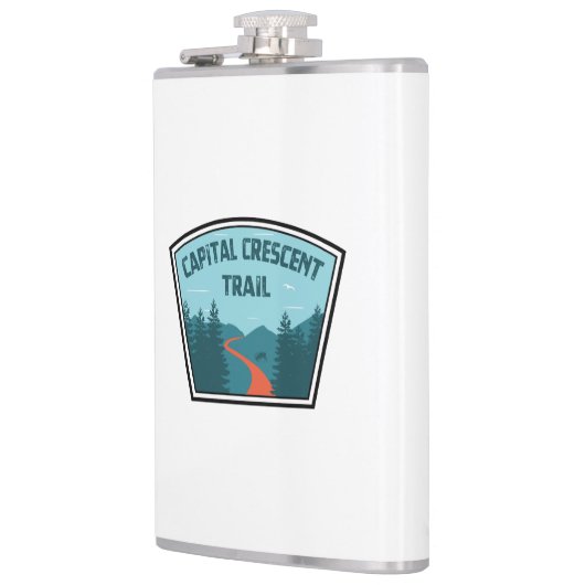 Hauptstadt Crescent Flachmann (Links)