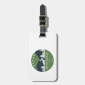 Hauptstadt Crescent Gepäckanhänger (Vorderseite vertikal)