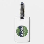 Hauptstadt Crescent Gepäckanhänger (Rückseite vertikal)