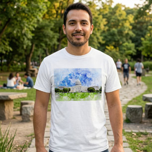 Hauptstadt der Staaten in Washington DC T-Shirt