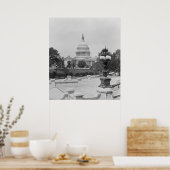 Hauptstadt der Staaten Poster (Küche)