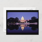 Hauptstadt der Staaten Postkarte (Vorne/Hinten)