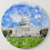 Hauptstadt der Vereinten Staaten in Washington D.C Button (Vorderseite)
