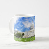 Hauptstadt der Vereinten Staaten in Washington D.C Kaffeetasse (Vorderseite Links)