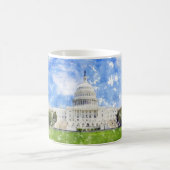 Hauptstadt der Vereinten Staaten in Washington D.C Kaffeetasse (Mittel)