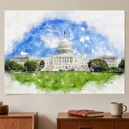Hauptstadt der Vereinten Staaten in Washington D.C Poster