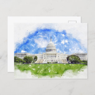 Hauptstadt der Vereinten Staaten in Washington D.C Postkarte
