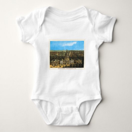 Hauptstadt der Vintagen Staaten Baby Strampler (Vorderseite)