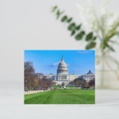 Hauptstadt der Washington DC-Sehenswürdigkeiten Postkarte (Stehend Vorderseite)